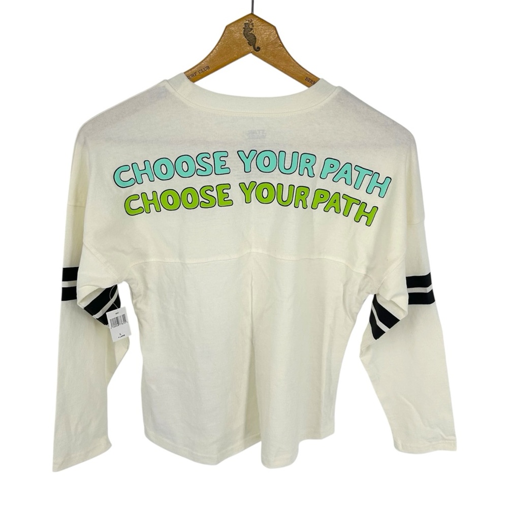 NWT Disney Parks Star Wars The Mandalorian Grogu Choose Your Path Spirit Jersey - Picture 8 of 10